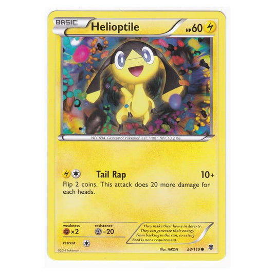 Pokemon - XY Phantom Forces - Helioptile - 28/119