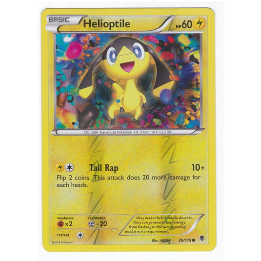 Pokemon - XY Phantom Forces - (Reverse Holo) - Helioptile - 28/119