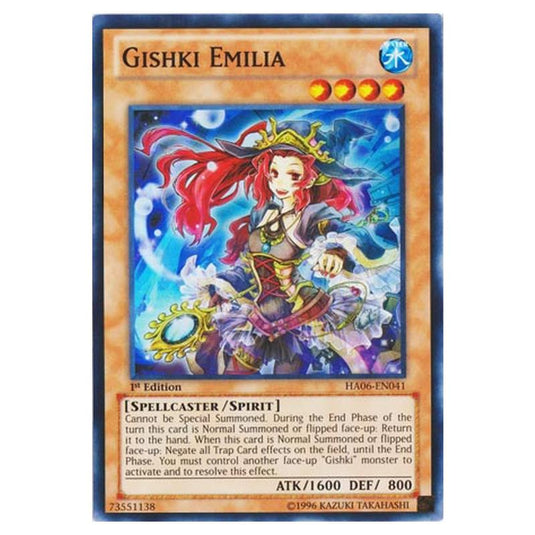 Yu-Gi-Oh! - Hidden Arsenal 6 - Omega Xyz - Gishki Emilia (Super Rare) HA06-EN041