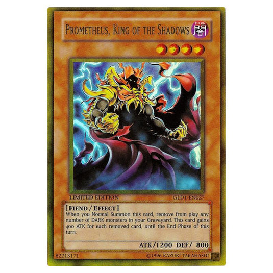 Yu-Gi-Oh! - Gold Series - Prometheus, King of the Shadows (Gold Rare) GLD1-EN027