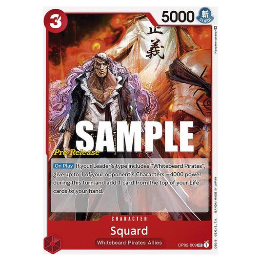 One Piece - OP-02: Paramount War Promos - Squard - OP02-009