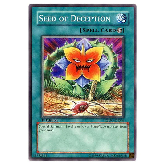Yu-Gi-Oh! - Crossroads of Chaos - Seed of Deception (Common) CSOC-EN046