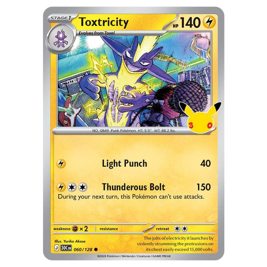 Pokemon - 30th Celebration - Toxtricity - 060/128