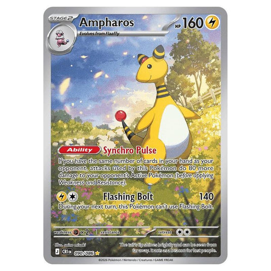 Pokemon - Mega Evolution - Chaos Rising - Ampharos - 090/086