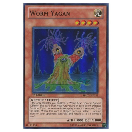 Yu-Gi-Oh! - Hidden Arsenal 3 - Worm Yagan (Super Rare) HA03-EN055