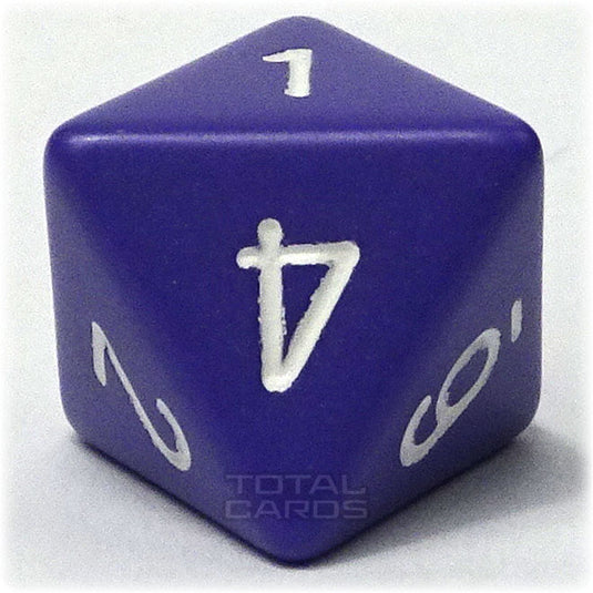 Chessex - Opaque 16mm D8 - Purple w/White