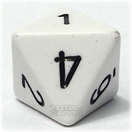 Chessex - Opaque 16mm D8 - White w/Black