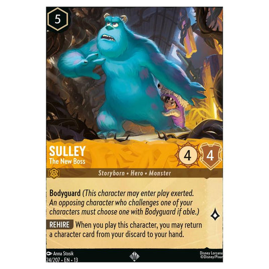 Lorcana - Attack of the Vine! - Sulley - The New Boss (Super Rare) - 24/207