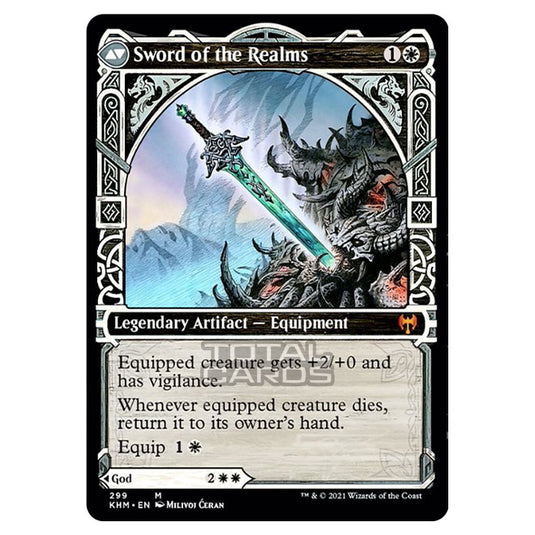 Magic The Gathering - Kaldheim - Halvar, God of Battle // Sword of the Realms - 299/285