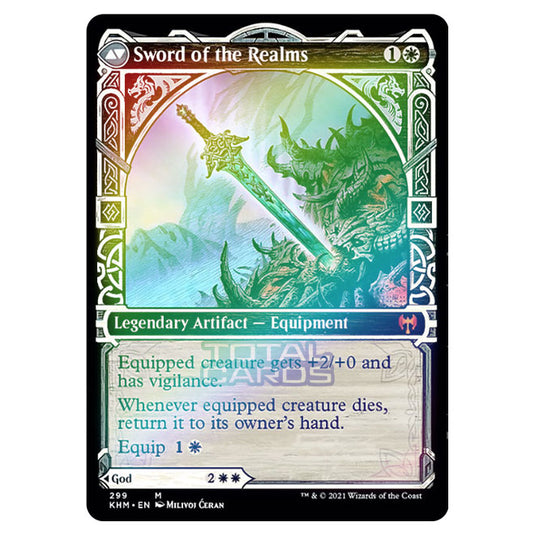 Magic The Gathering - Kaldheim - Halvar, God of Battle // Sword of the Realms - 299/285 (Foil)