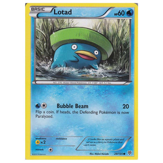 Pokemon - Black & White - Plasma Storm - Lotad - 029/135