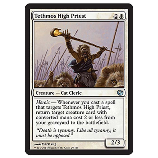 Magic the Gathering - Journey into Nyx - Tethmos High Priest - 29/165