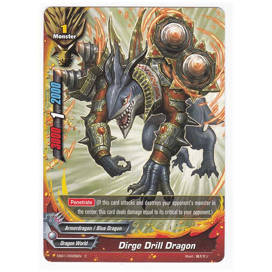 Future Card Buddyfight - Immortal Entities - Dirge Drill Dragon - 29/48