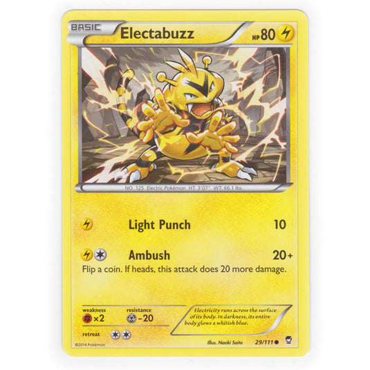 Pokemon - XY Furious Fists - Electabuzz - 29/111