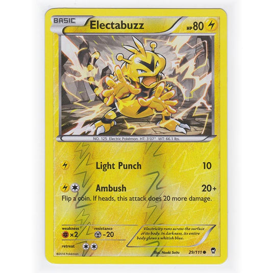 Pokemon - XY Furious Fists - (Reverse Holo) - Electabuzz - 29/111