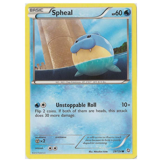 Pokemon - Black & White - Dragons Exalted - Spheal - 29/124