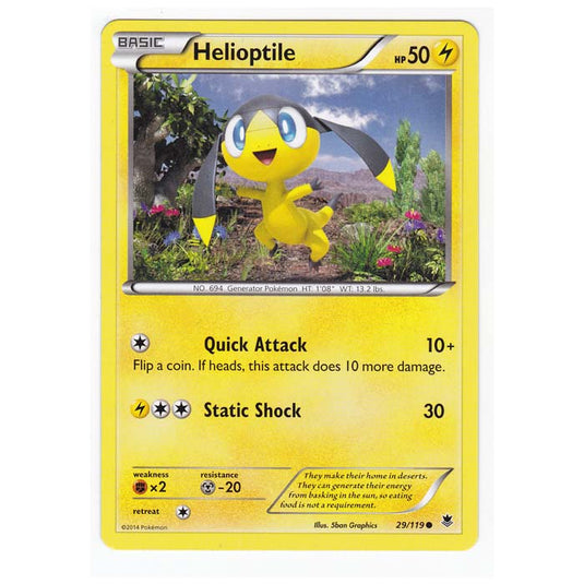 Pokemon - XY Phantom Forces - Helioptile - 29/119