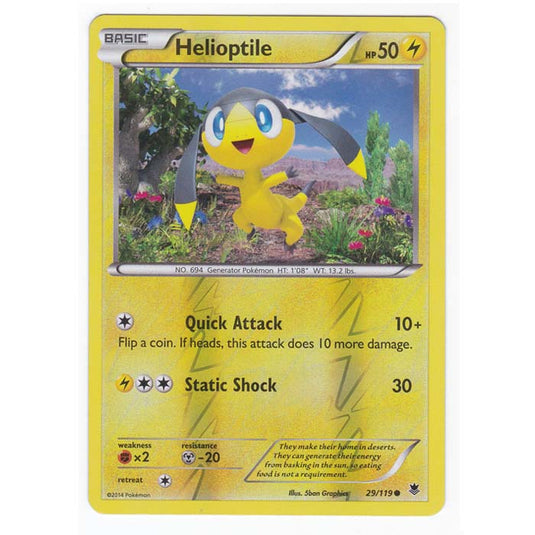 Pokemon - XY Phantom Forces - (Reverse Holo) - Helioptile - 29/119