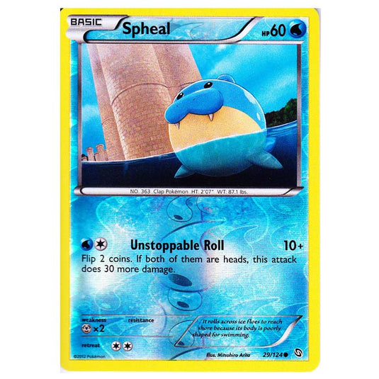 Pokemon - Black & White - Dragons Exalted - (Reverse Holo) Spheal - 29/124