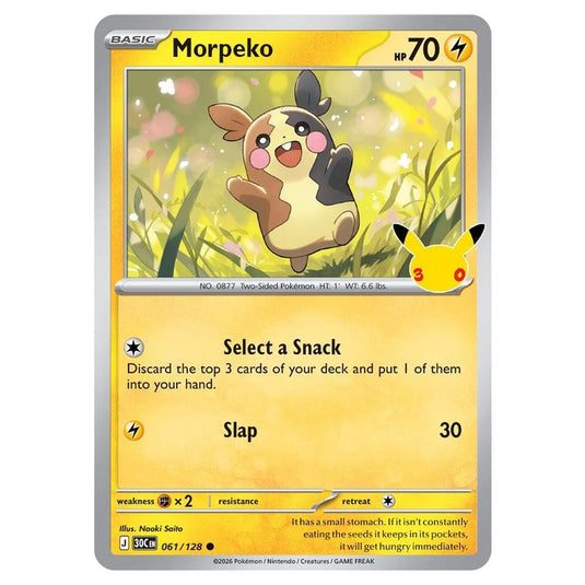 Pokemon - 30th Celebration - Morpeko - 061/128