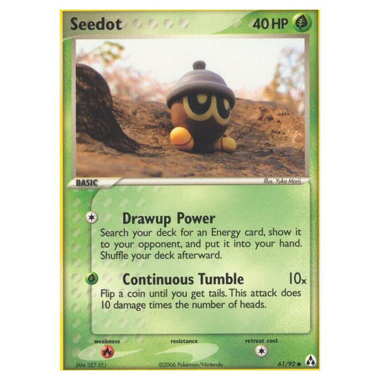 Pokemon - EX Legend Maker - Seedot - 61/92