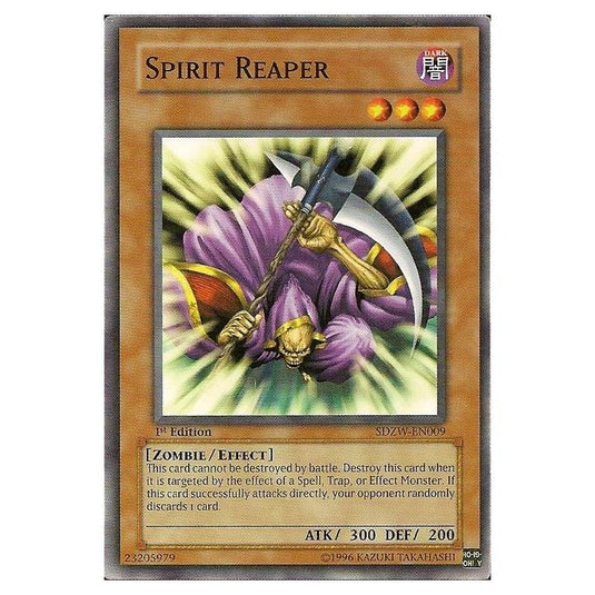 Yu-Gi-Oh! - Zombie World Structure Deck - Spirit Reaper (Common) SDZW-EN009