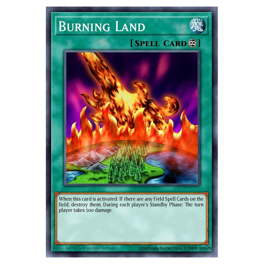 Yu-Gi-Oh! - Yugi's Legendary Decks - Burning Land (Common) YGLD-ENA31