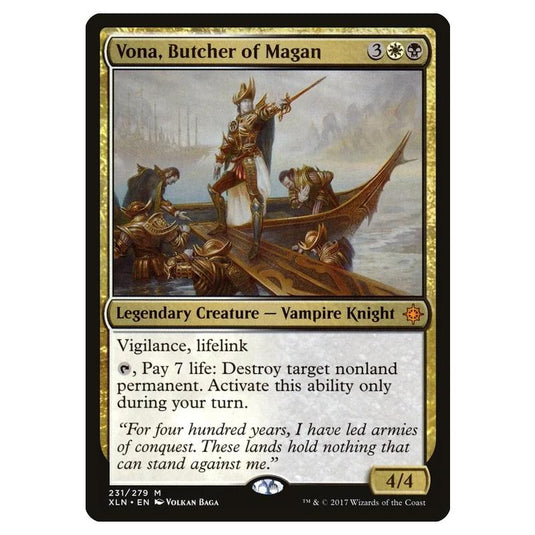 Magic The Gathering - Ixalan - Vona, Butcher of Magan - 231/279