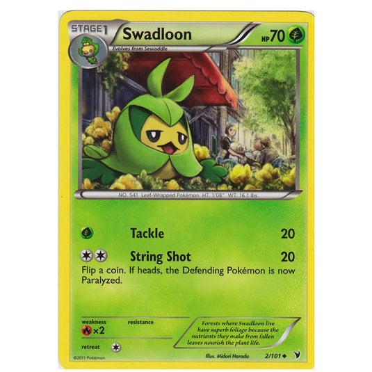 Pokemon - Black & White - Noble Victories - Swadloon 2/101