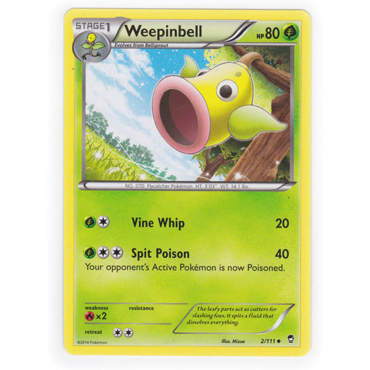 Pokemon - XY Furious Fists - Weepinbell - 2/111