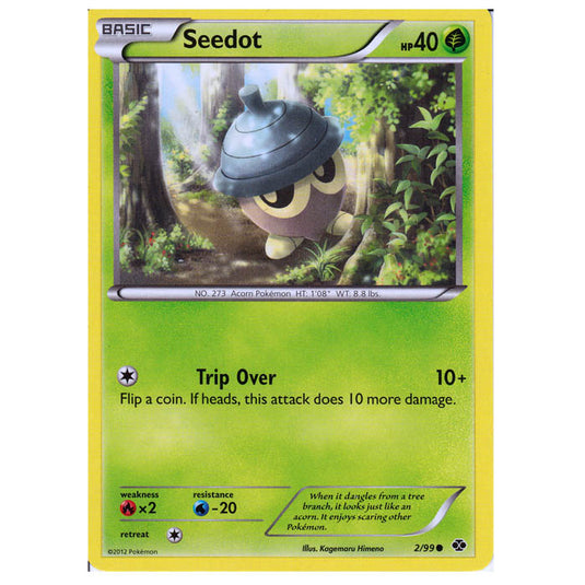 Pokemon - Black & White - Next Destinies - Seedot 2/99