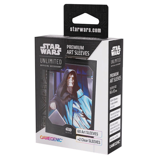 Gamegenic - Star Wars Unlimited - Ashes of the Empire - Premium Art Sleeves - Emperor Palpatine