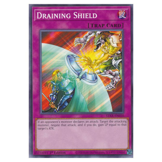 Yu-Gi-Oh! - 2-Player Starter Set - Draining Shield (Common) STAX-EN010