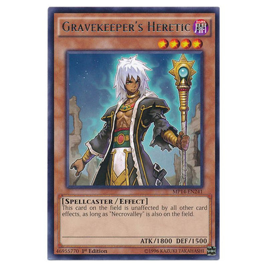 Yu-Gi-Oh! - 2014 Mega-Tin Mega Pack - Gravekeeper's Heretic (Rare) MP14-EN241