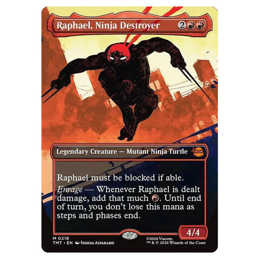 Magic The Gathering - Teenage Mutant Ninja Turtles - Raphael, Ninja Destroyer - 0218