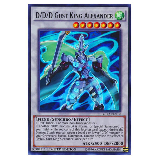 Yu-Gi-Oh! - 2016 Mega-Tins - D/D/D Gust King Alexander (Super Rare) CT13-EN010