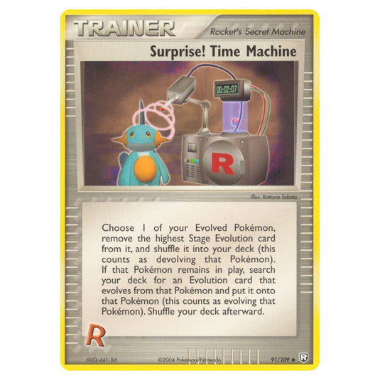 Pokemon - EX Team Rocket Returns - Surprise! Time Machine - 091/109