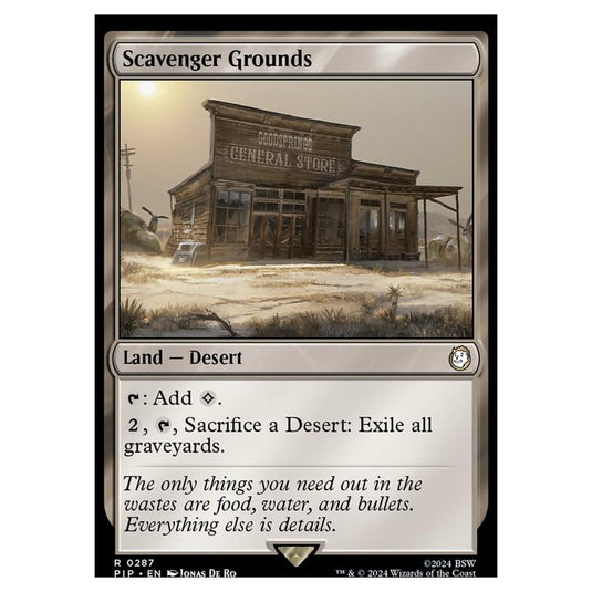 Magic The Gathering - Universes Beyond - Fallout - Scavenger Grounds - 0287