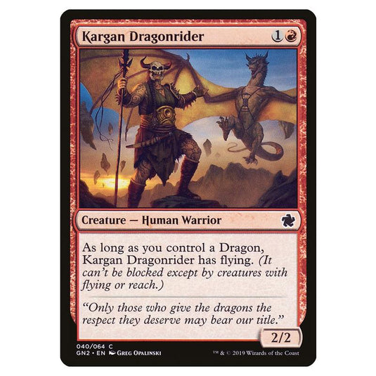 Magic The Gathering - Game Night 2019 - Kargan Dragonrider - 40
