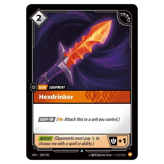Riftbound: League of Legends TCG - Spiritforged - Hexdrinker - 102/221