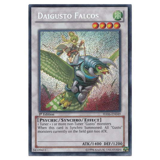 Yu-Gi-Oh! - Hidden Arsenal 6 - Omega Xyz - Daigusto Falcos (Secret Rare) HA06-EN049