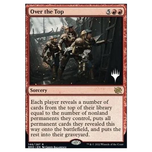 Magic The Gathering - The Brothers' War Promos - Over the Top - 146/287
