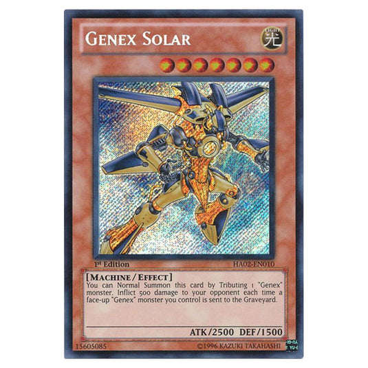 Yu-Gi-Oh! - Hidden Arsenal 2 - Genex Solar (Secret Rare) HA02-EN010