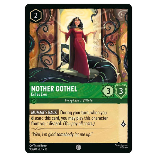 Lorcana - Attack of the Vine - Mother Gothel - Evil as Ever (Common) - 93/207