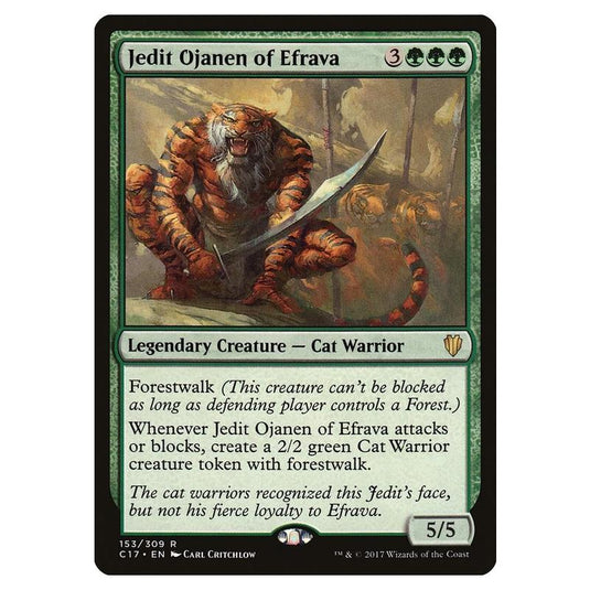 Magic The Gathering - Commander 2017 - Jedit Ojanen of Efrava - 153/309
