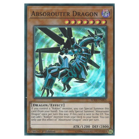 Yu-Gi-Oh! - Structure Deck - Rokket Revolt - Absorouter Dragon (Super Rare) SDRR-EN005