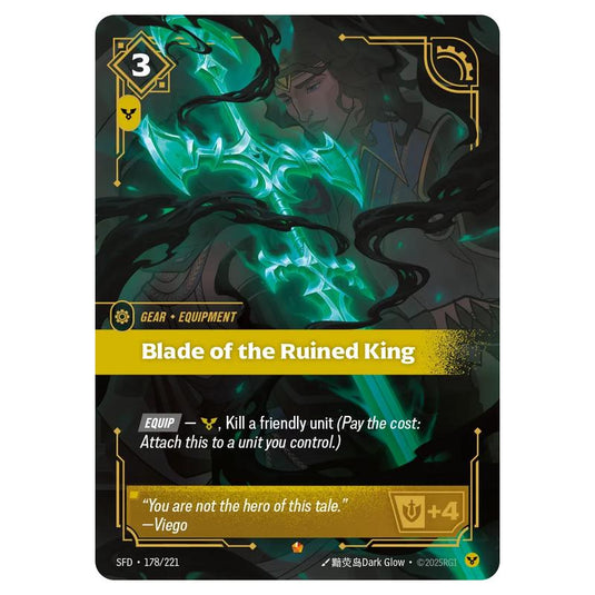 Riftbound: League of Legends TCG - Spiritforged - Blade of the Ruined King - 178/221