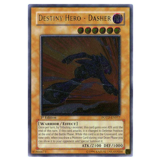 Yu-Gi-Oh! - Power of the Duelist - Destiny HERO - Dasher (Ultimate Rare) POTD-EN017