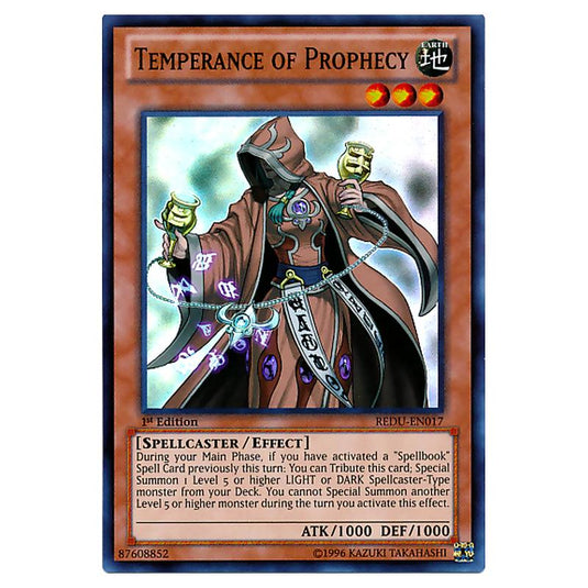 Yu-Gi-Oh! - Return of the Duelist - Temperance of Prophecy (Super Rare) REDU-EN017