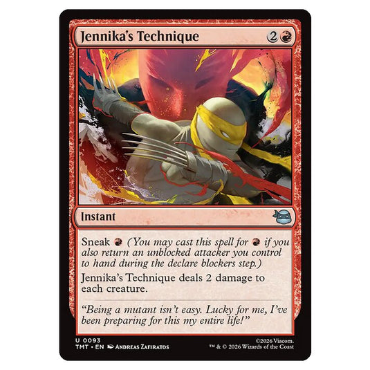 Magic The Gathering - Teenage Mutant Ninja Turtles - Jennika's Technique - 0093